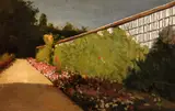 Gustave Caillebotte, The Wall of the Kitchen Garden, Yerres"