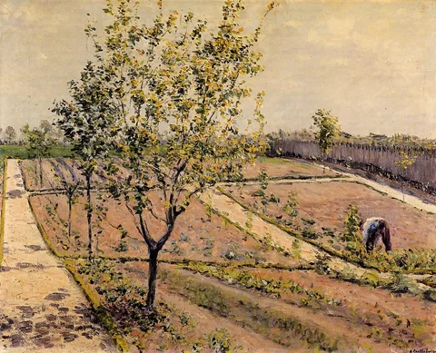 Gustave Caillebotte, Kitchen Garden, Petit Gennevilliers"