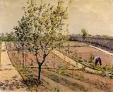 Gustave Caillebotte, Kitchen Garden, Petit Gennevilliers"