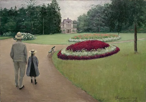 Gustave Caillebotte, The Park on the Caillebotte Property at Yerres