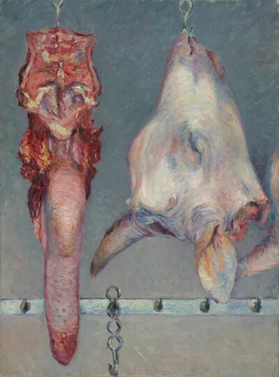 Gustave Caillebotte, Calf's Head and Ox Tongue
