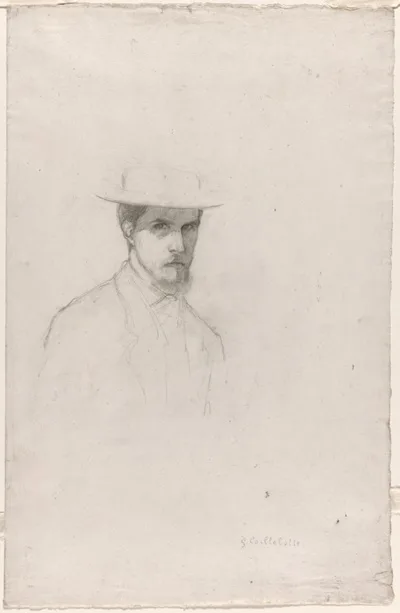 Gustave Caillebotte, Self-Portrait with a Hat