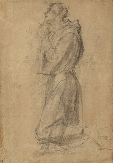 Pontormo, Saint Francis (recto); Dead Christ (verso)