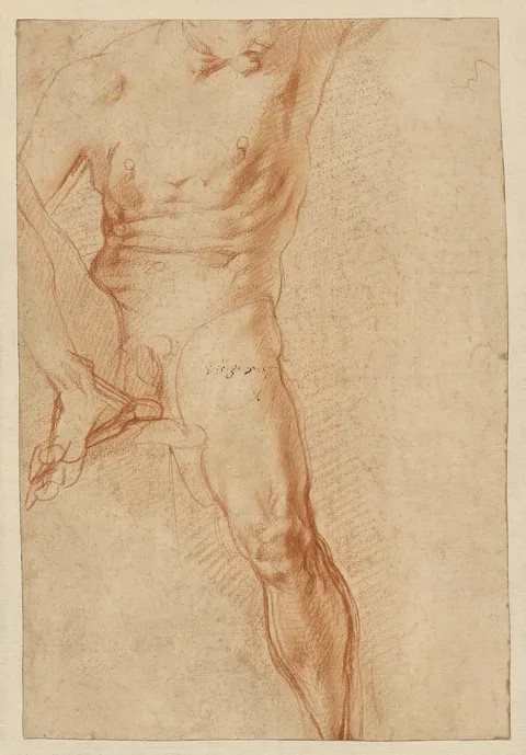 Pontormo, Seated Figure (recto); Reclining Figure (verso)