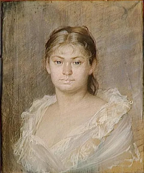 Marie Bashkirtseva, Portrait of the artist's cousin Dina Toulouse-Lautrec