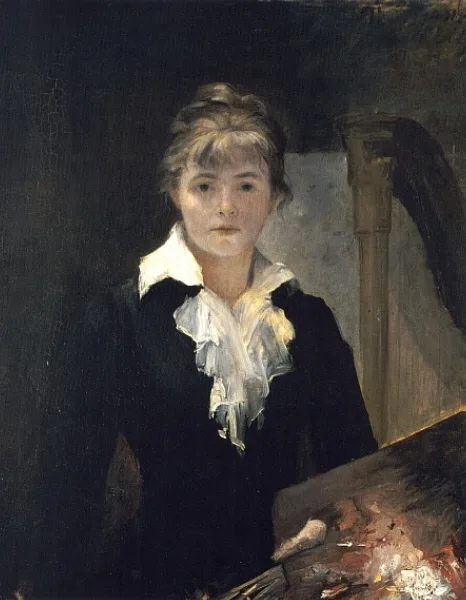 Marie Bashkirtseva, Self-portrait with Palette