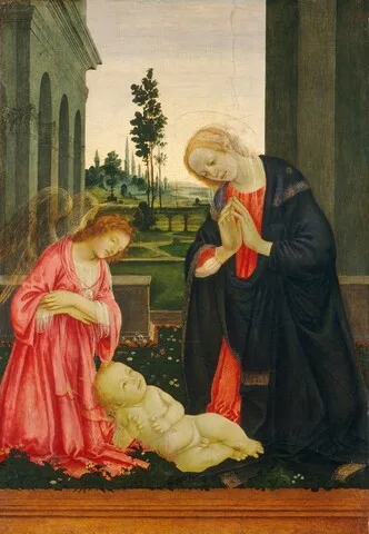 Filippino Lippi, The Adoration of the Child