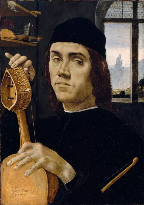 Filippino Lippi, Portrait of a Musician