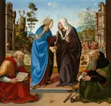 Piero di Cosimo, The Visitation with Saint Nicholas and Saint Anthony Abbot