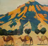 Martiros Saryan, Mountain and passing camels