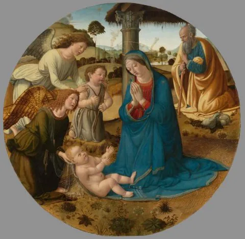 Cosimo Rosselli, The Adoration of the Christ Child