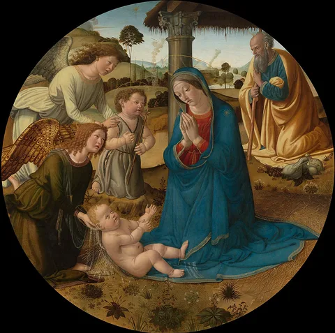 Cosimo Rosselli, The Adoration of the Christ Child