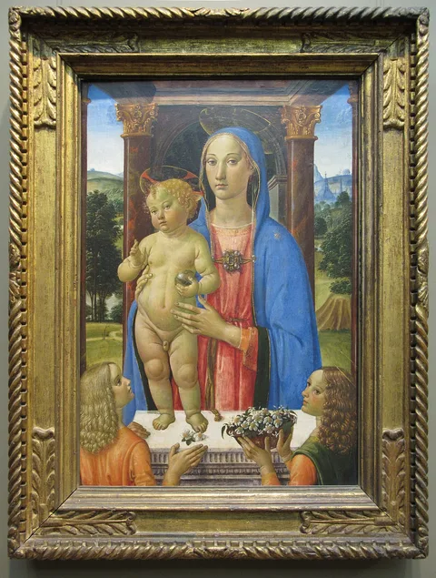 Cosimo Rosselli, Madonna and Child with Angels