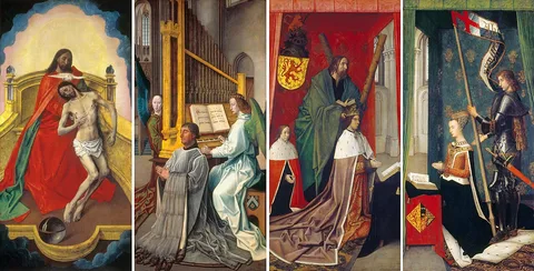 Hugo van der Goes, Trinity Altarpiece