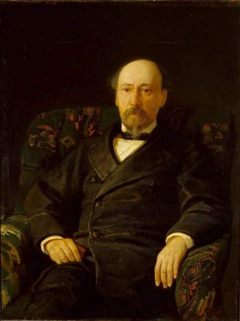 Nikolai Ge, Portrait of Nikolai Nekrasov