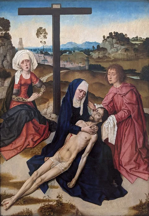 Dieric Bouts, The Lamentation over the dead Christ