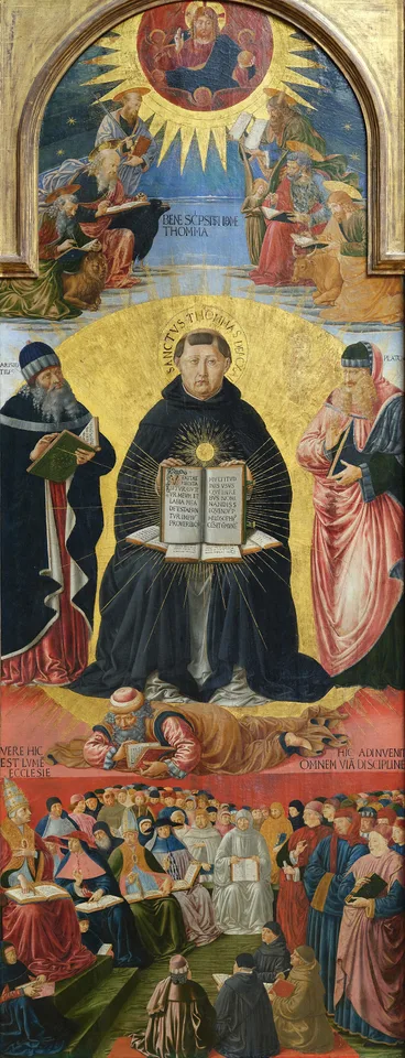 Benozzo Gozzoli, Triumph of St. Thomas Aquinas