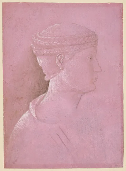 Benozzo Gozzoli, Bust of a Woman (recto)