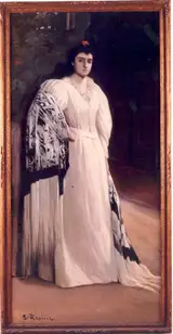 Santiago Rusiñol i Prats, Retrato de María Riquelme