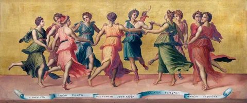 Baldassare Peruzzi, Dance of Apollo and the Muses