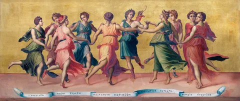 Baldassare Peruzzi, Dance of Apollo and the Muses