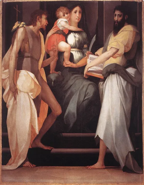 Rosso Fiorentino, Madonna between Two Saints