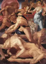 Rosso Fiorentino, Moses Defending the Daughters of Jethro