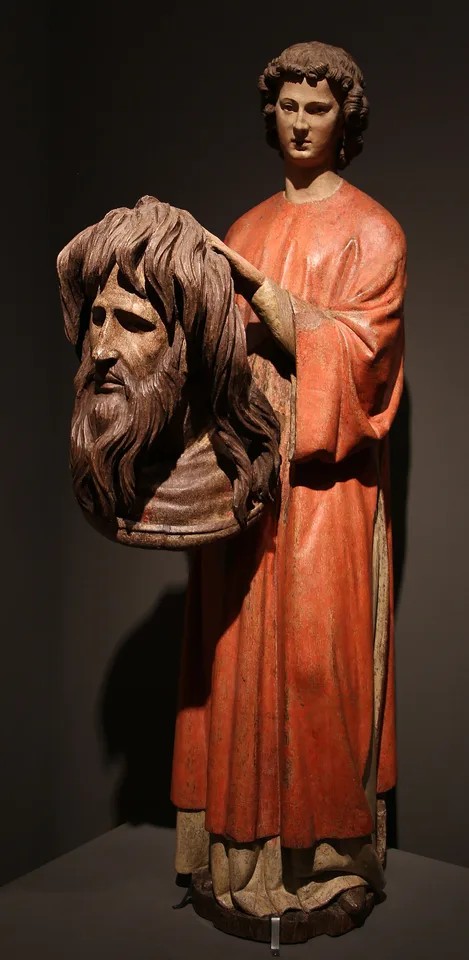 Giovanni Pisano, Angel with the Head of Saint John the Baptist