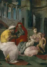 Francesco Primaticcio, Holy Family with St Elizabeth