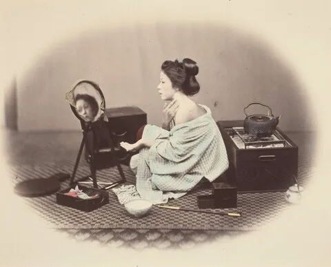 Felice Beato, Woman at Toilette