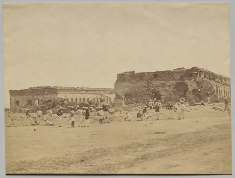 Felice Beato, Major-General Sir Hugh Wheeler's Entrenchment at Cawnpore