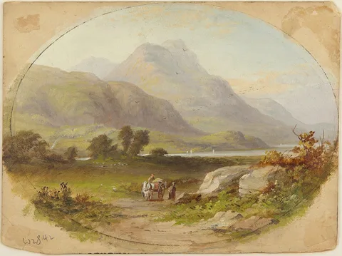 Branwell Brontë, Mountainous Landscape