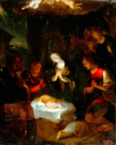 Branwell Brontë, The Adoration of the Shepherds