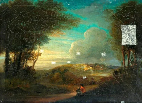 Branwell Brontë, Landscape with Figures*