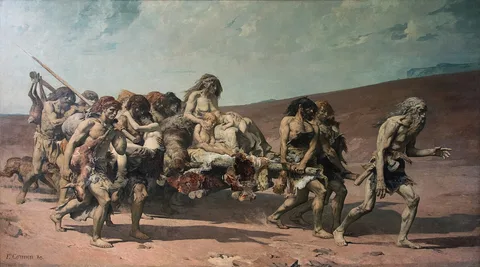 Fernand Cormon, Cain flying before Jehovah's Curse