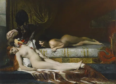 Fernand Cormon, Murder in the Serail