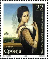 Milena Pavlović-Barili, Self-portrait with veil
