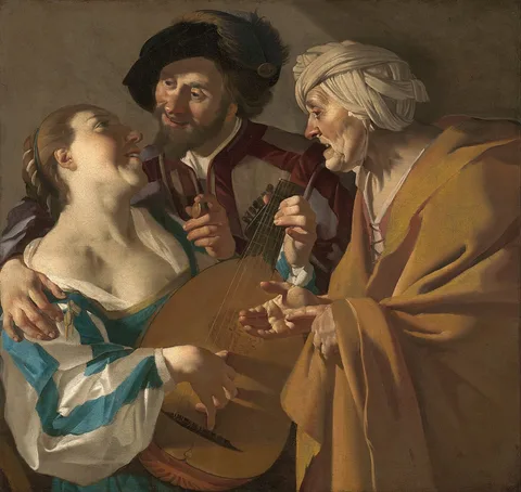 Dirck van Baburen, The Procuress by Dirck van Baburen