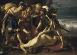 Dirck van Baburen, Achilles preparing to avenge the death of Patroclus
