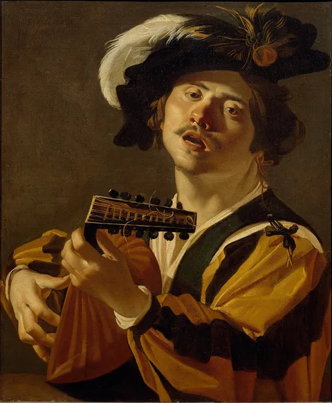 Dirck van Baburen, The Lute player