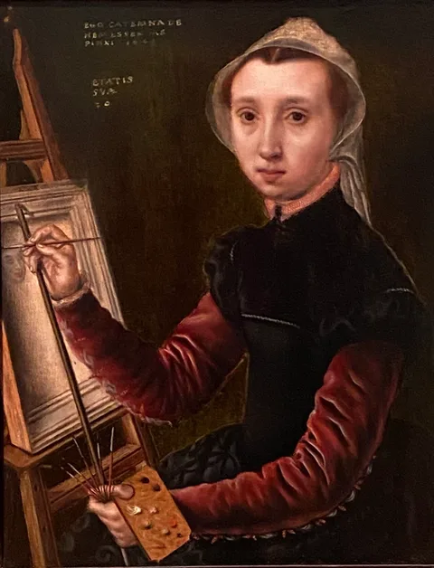 Catarina van Hemessen, Self-Portrait of Catharina van Hemessen (Kunstmuseum Basel)