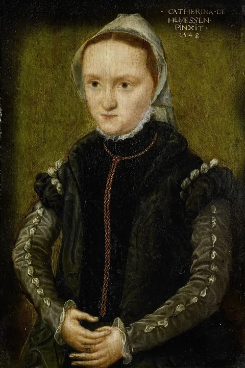 Catarina van Hemessen, Portrait of a woman (1548)