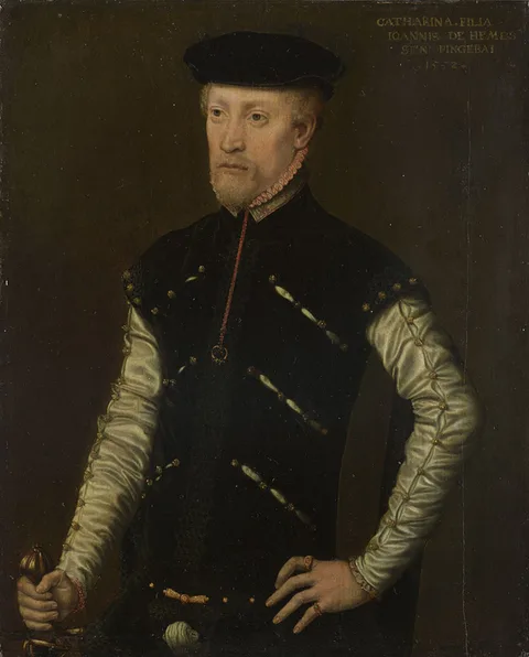 Catarina van Hemessen, Portrait of a man