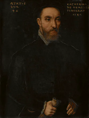 Catarina van Hemessen, Portrait of a 42-year-old Man