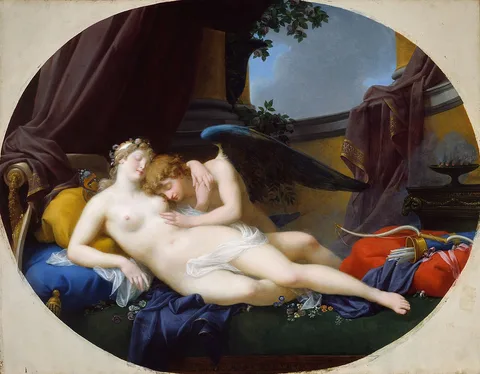 Jean-Baptiste Regnault, Cupid and Psyche