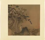 Ma Yuan, Scholar viewing a waterfall
