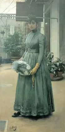 Ramon Casas, Portrait of Elisa Casas