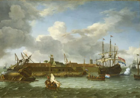 Ludolf Bakhuizen, The island of Onrust