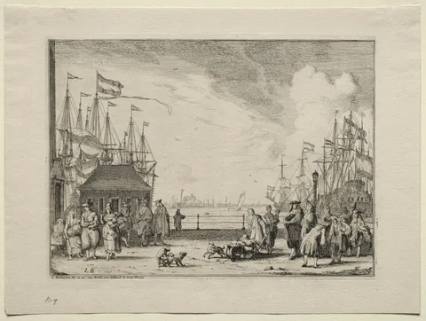 Ludolf Bakhuizen, Port at Amsterdam