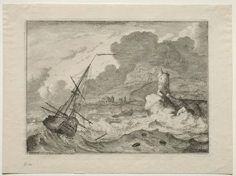 Ludolf Bakhuizen, Storm at Sea